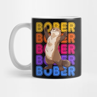 Funny Polish Internet Meme Bobr Bober Kurwa Colorful Text Art Mug